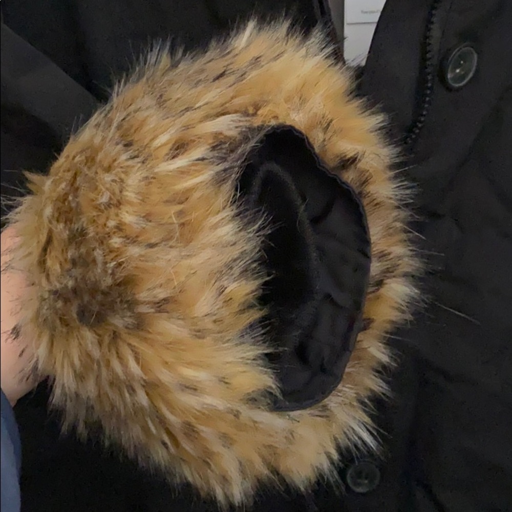 Apparis faux fur coat- Black size L- brand new - Picture 5 of 8